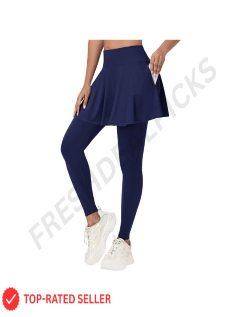 Skirted Leggings Tennis Skirt High Waisted Pleated Skort Golf Pickleball